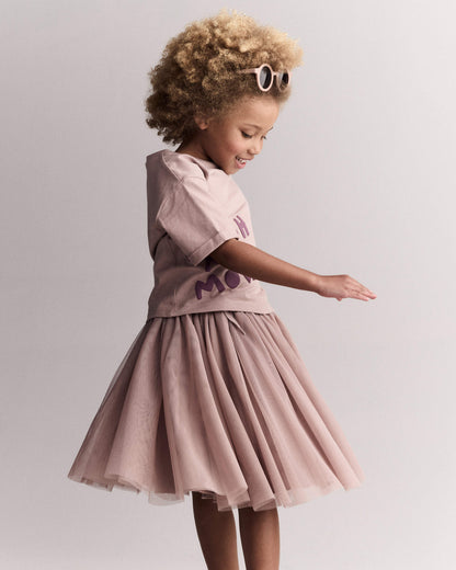 Toddler Girl Avenue Twirl™ Midi Skirt with Tulle - Light Pink