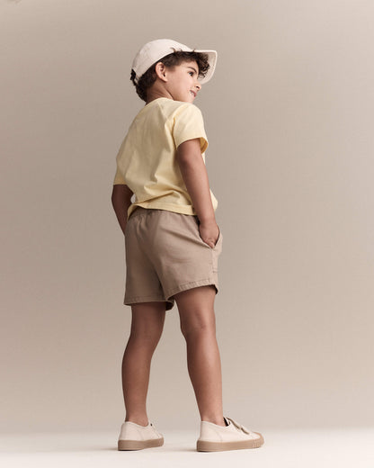 Toddler Boy Standard Shorts with Pockets - Khaki