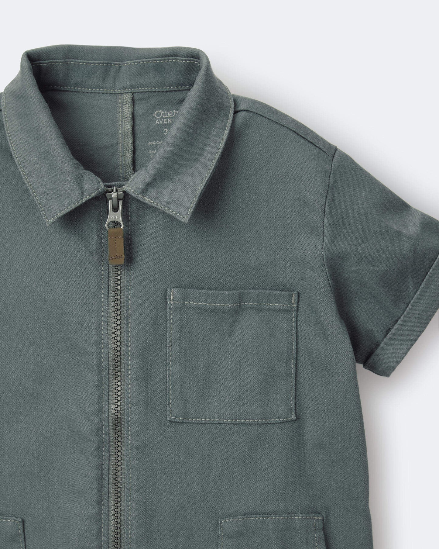 Toddler Day Out™ Cropped Jumpsuit - Green