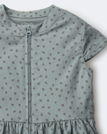 Toddler Girl Laura Dress with Pockets - Pale Blue