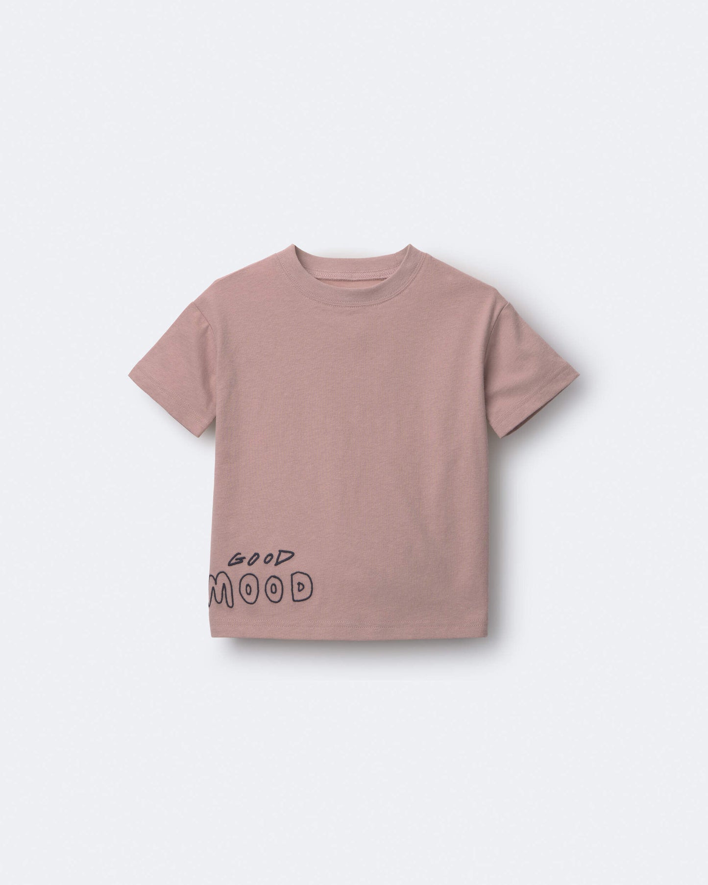 Toddler 'Good Mood' Relaxed Tee - Mauve