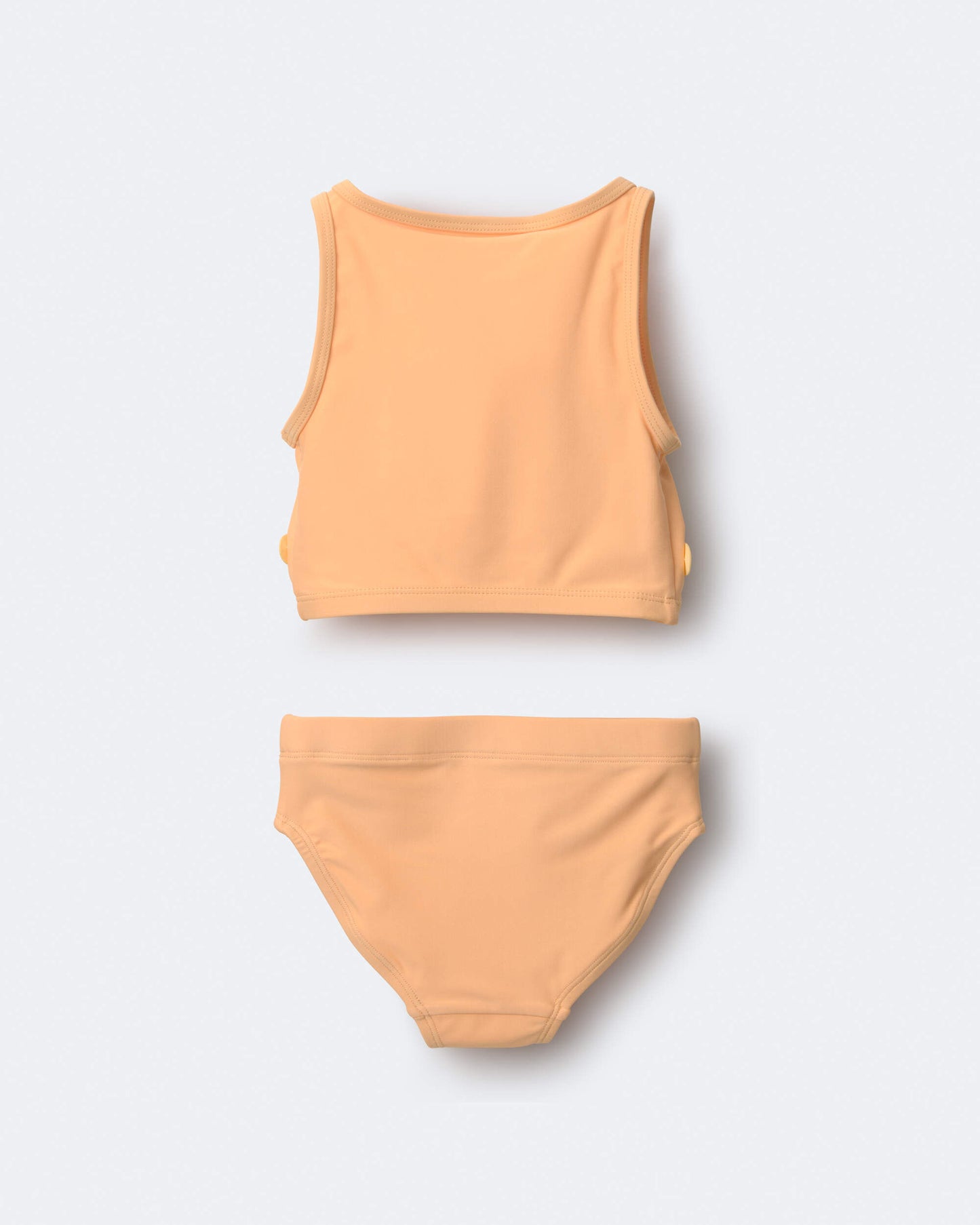 Toddler Girl Floral Tankini Set - Orange
