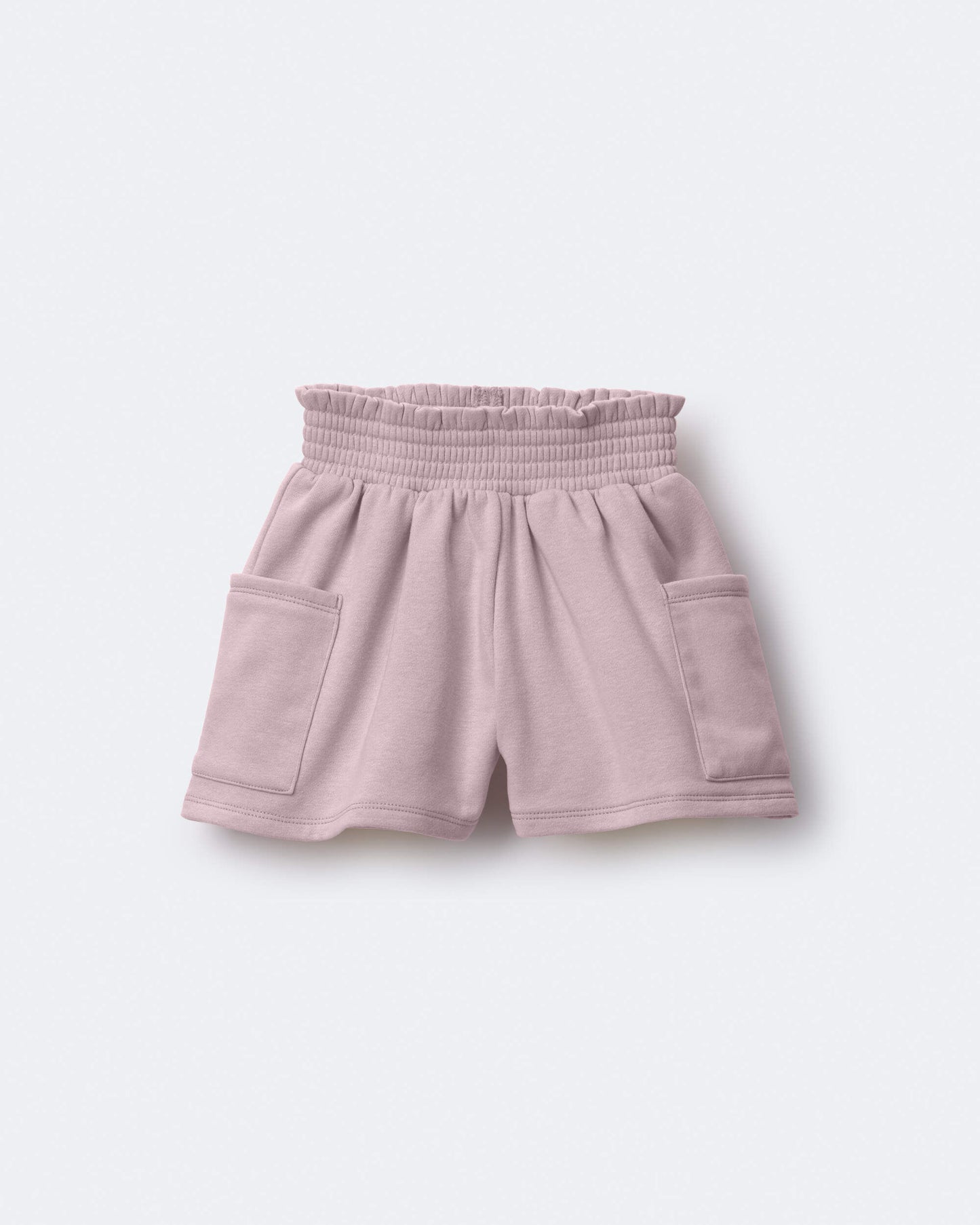 Toddler Girl Swing Shorts with Pockets - Rose