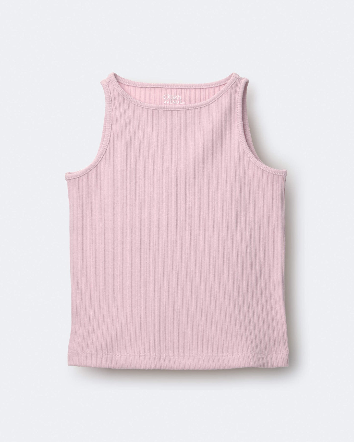 Toddler Girl Ribbed Playtime Tank Top - Light Pink