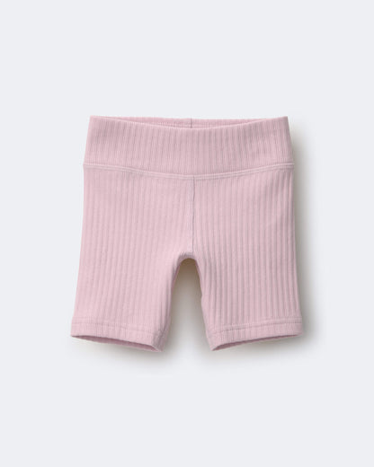 Toddler Girl Brooklyn Bike Shorts - Light Pink