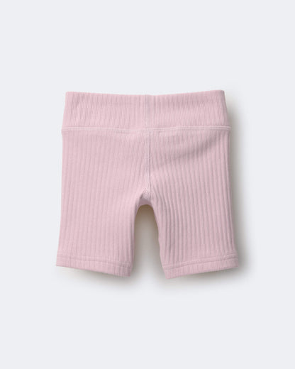Toddler Girl Brooklyn Bike Shorts - Light Pink