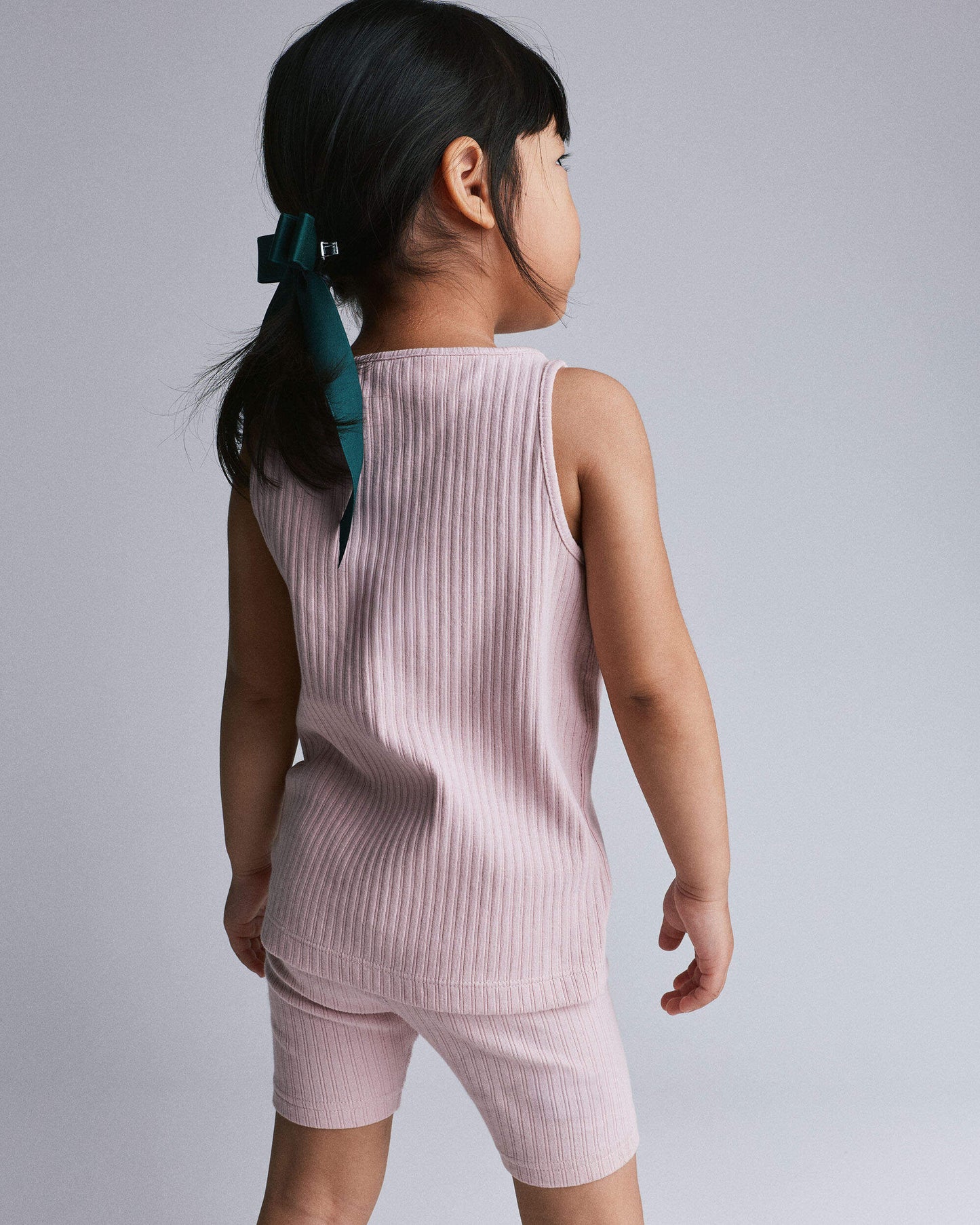 Toddler Girl Brooklyn Bike Shorts - Light Pink