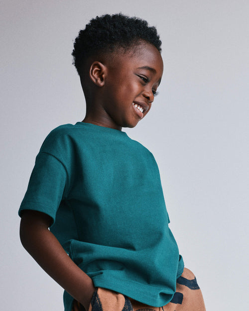 Toddler Elevated Relaxed Tee - Teal