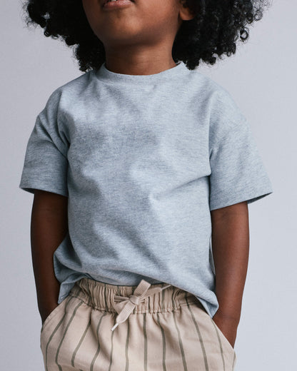 Toddler Elevated Relaxed Tee - Heather Grey