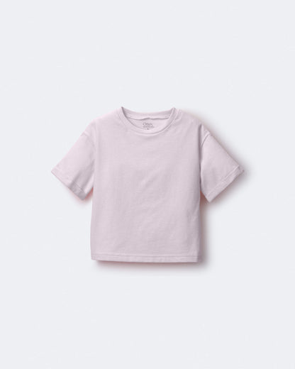 Toddler Rolled Cuff Tee - Light Pink