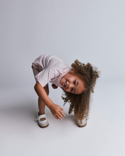 Toddler Rolled Cuff Tee - Light Pink