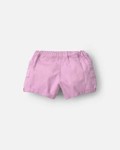 Toddler Girl Mom Shorts - Pink