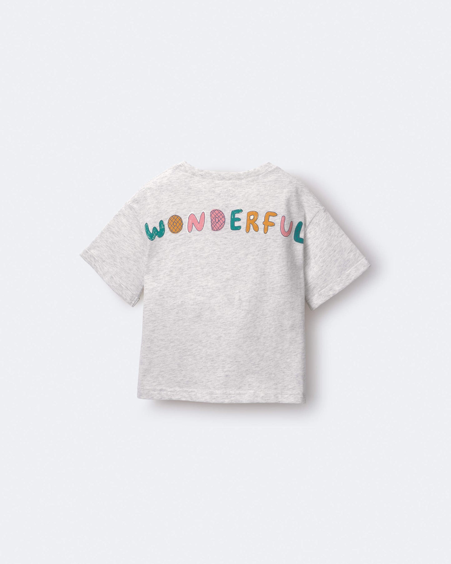 Toddler Girl 'Ask Me How I'm Feeling' Rolled Cuff Tee - Heather Grey