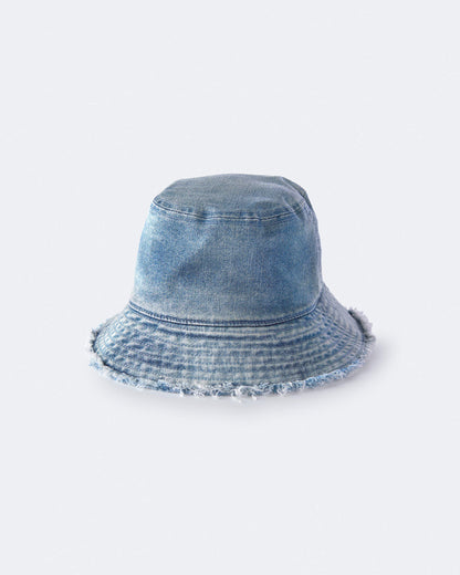 Toddler Denim Bucket Hat in Avenue Wash
