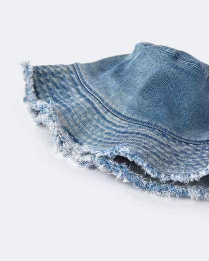 Toddler Denim Bucket Hat in Avenue Wash