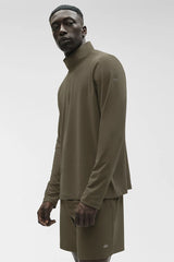 Conquer 1/4 Zip Reform Long Sleeve - Olive Tree