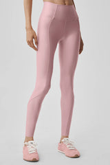 Airlift High-Waist 7/8 Fine Line Legging - Vintage Pink