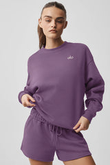 Accolade Crew Neck Pullover - Plum Kiss