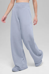 Serenity Wide Leg Sweatpant - Winter Frost