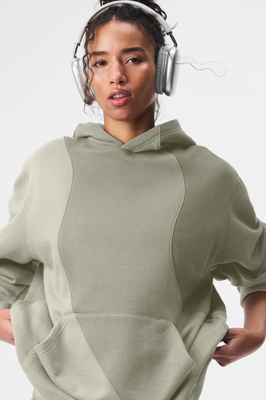 Make Waves Hoodie - Limestone Tonal