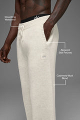 Wool Cashmere New Class Sweatpant - Bone Heather