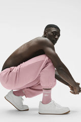 Unisex Half-Crew Throwback Sock - Vintage Pink/White