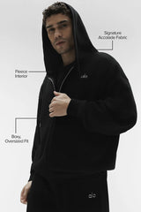 Accolade Full Zip Hoodie - Black