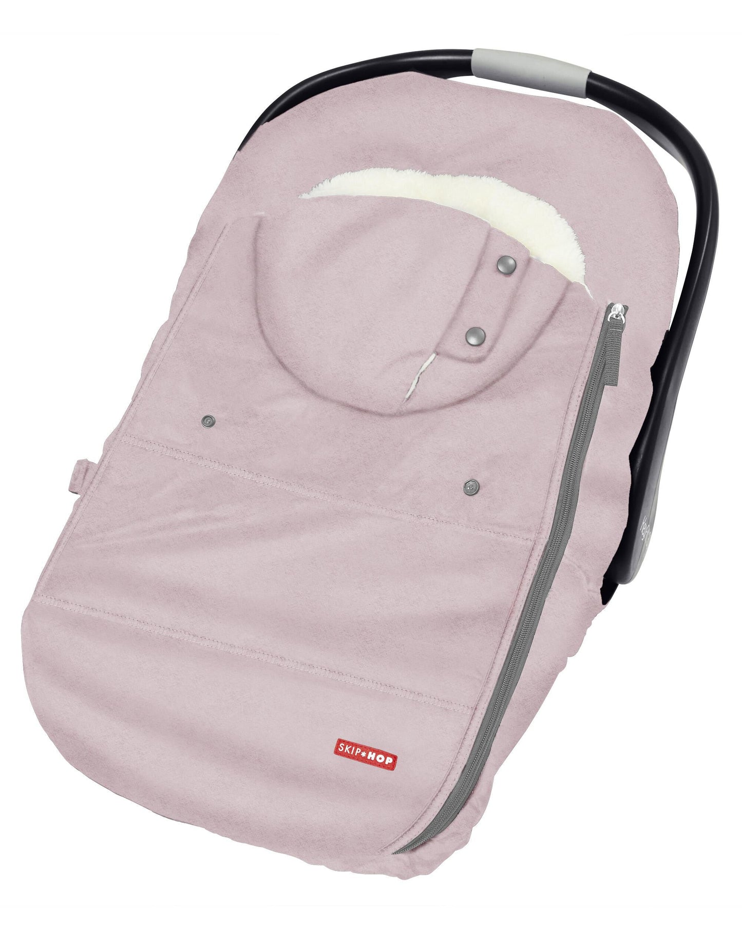 Stroll & Go Car Seat Cover - Pink Heather