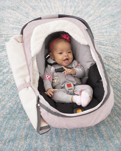 Stroll & Go Car Seat Cover - Pink Heather