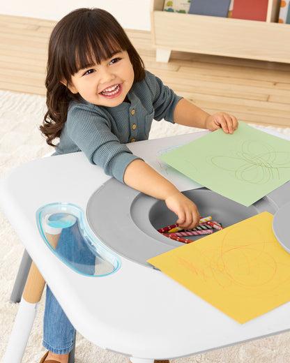Discoverosity Montessori-Inspired 3-Stage Activity Center & Play Table