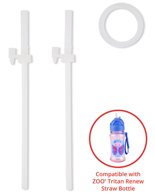 ZOO Tritan™ Renew Straw Bottle Extra Straws - 2-pack