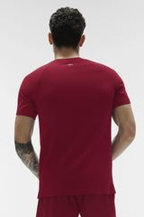 ALO Vapor Crewneck Short Sleeve - Garnet