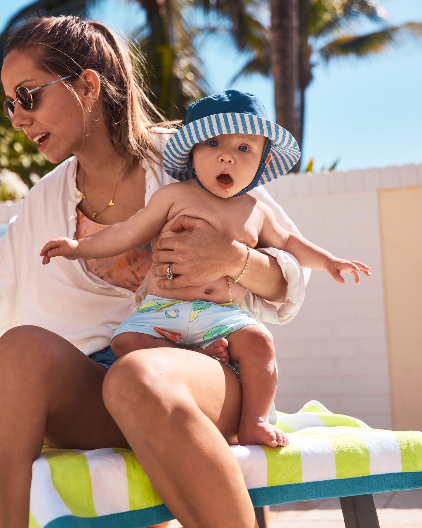 Toddler Swim Goggles - Blue/Black
