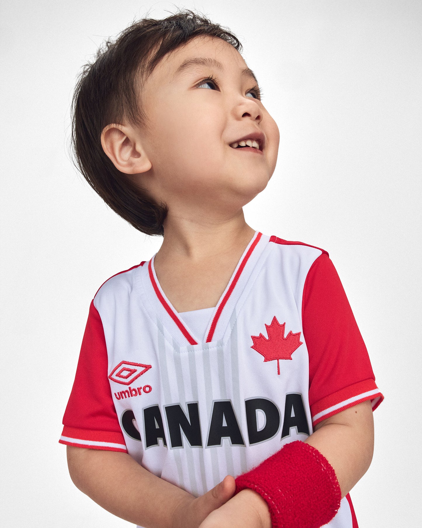 Toddler Umbro Canada Soccer Jersey - Red/White