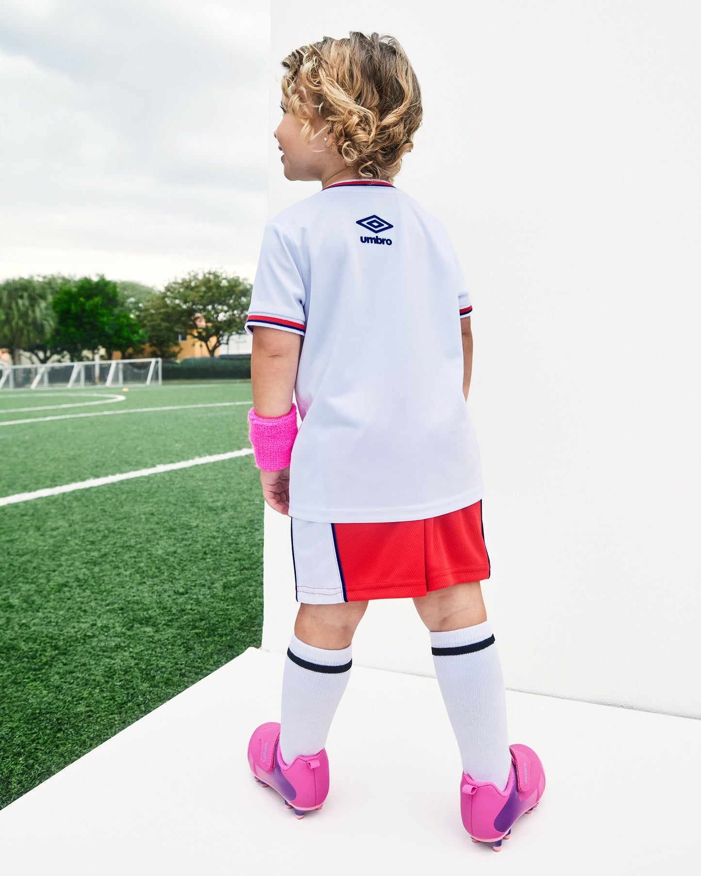 Toddler Umbro England Soccer Jersey - White