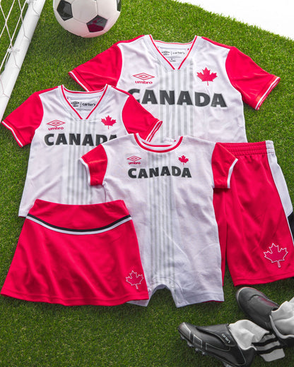 Toddler Umbro Canada Soccer Jersey - Red/White