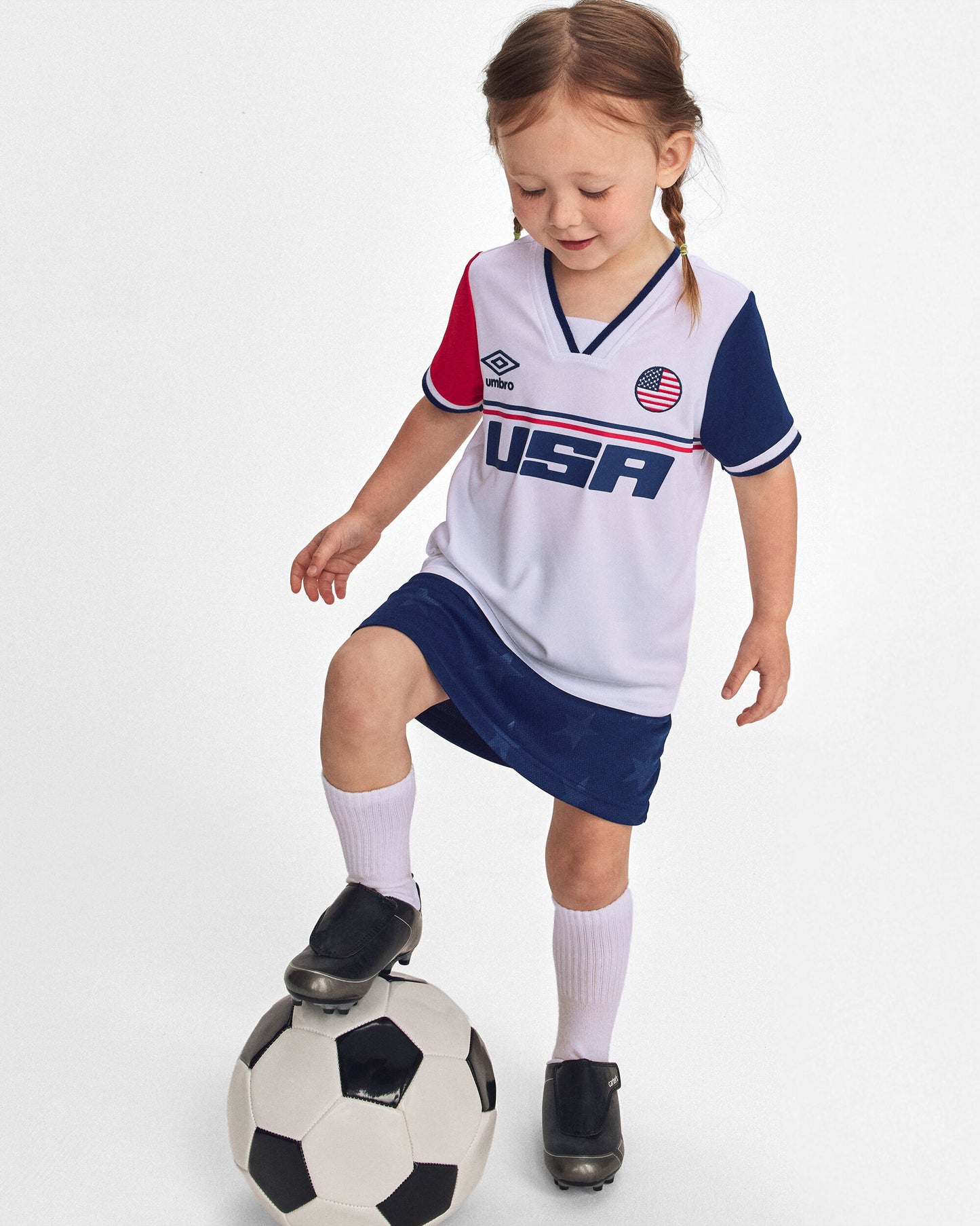 Toddler Umbro USA Soccer Jersey - Red/White/Blue