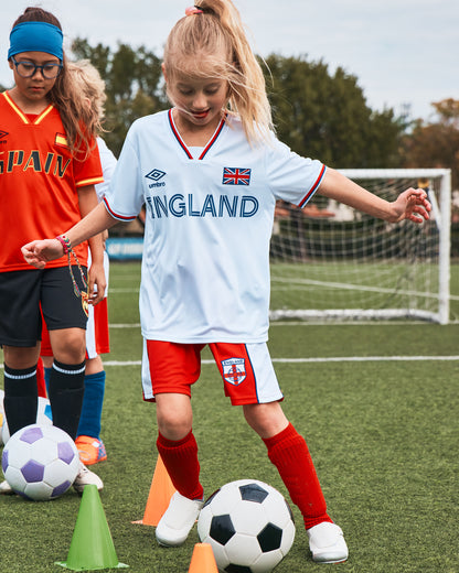 Kids Umbro England Soccer Jersey - White