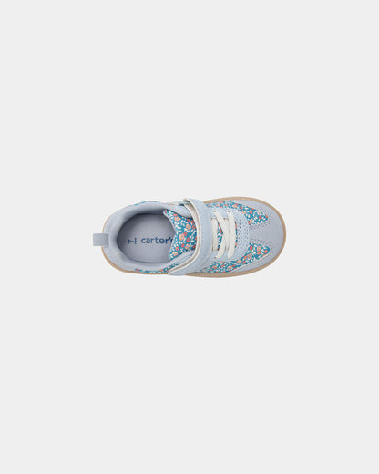 Toddler Girl Floral Casual Shoes - Blue
