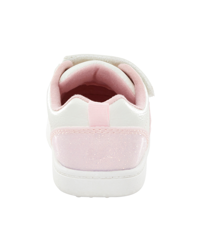 Girls  Every Step® First Walker  Flower Casual Sneakers - White