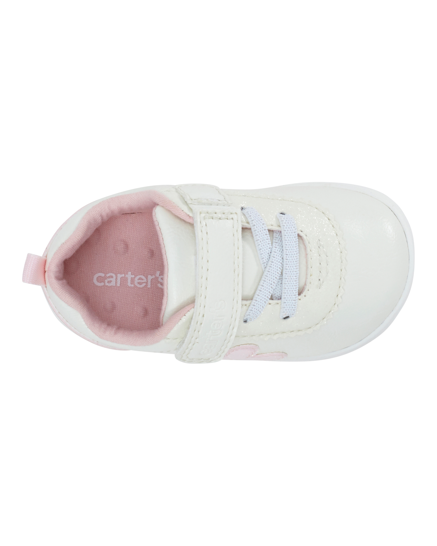 Girls  Every Step® First Walker  Flower Casual Sneakers - White