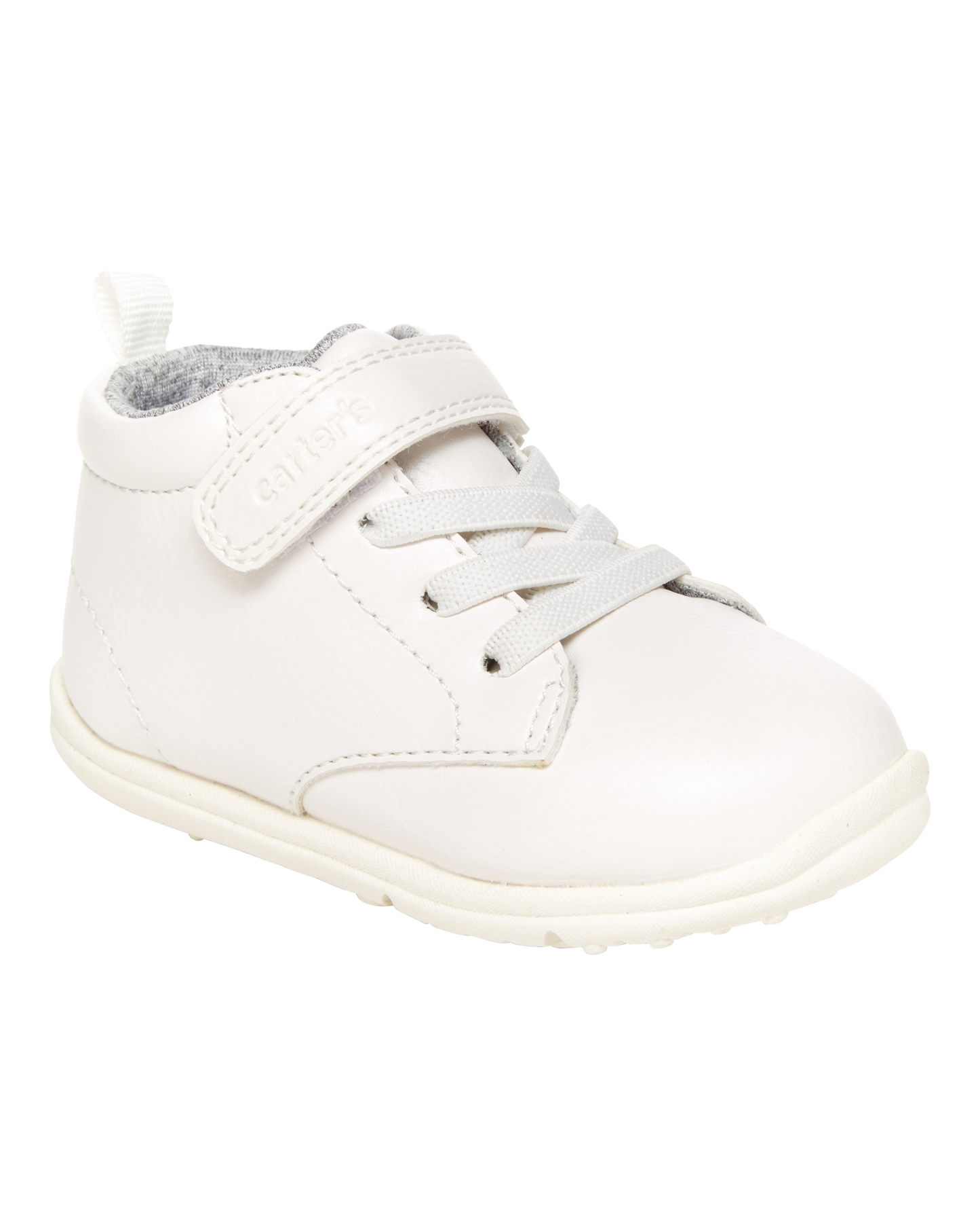 Boys Every Step® First Walker High-Top Sneakers - White