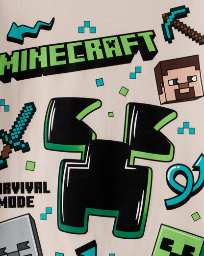Boys Minecraft® Short-Sleeve Graphic Tee - Tan