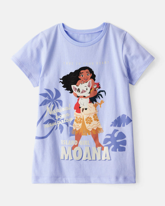Girls Disney© Moana Short-Sleeve Graphic Tee - Blue