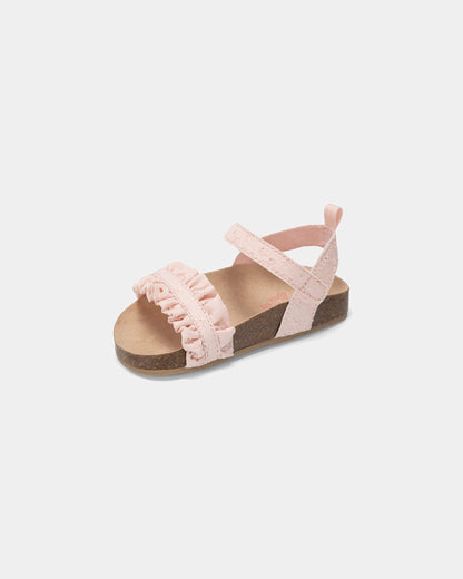 Toddler Girl Ruffle Sandals - Pink