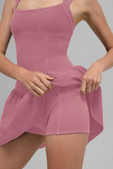 Alosoft Break Point Tennis Dress - Pink Wild Rose