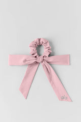 Love Knots Tie Scrunchie - Vintage Pink