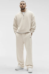 Accolade 1/4 Zip Pullover - Oatmeal Heather