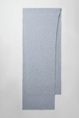 Merino Wool Oversized Scarf - Hazy Heather Grey