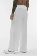 Linen Days Straight Leg Pant - White